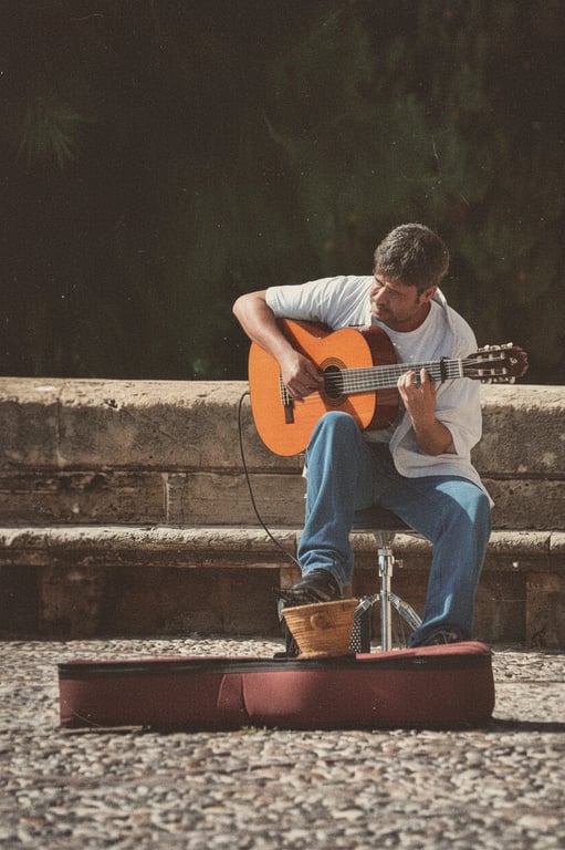 a portrait of a person enhanced with an old camera photo look, featuring noticeable film grain, reduced sharpness, muted colors, uneven contrast, and a nostalgic aged-camera feel