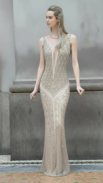 a portrait of a person edited to dramatically reduce waist width by aggressively pulling the waist inward on both sides, while keeping hip width unchanged or visually wider, creating a very high waist-to-hip ratio and an unmistakable hourglass silhouette with an obvious before-and-after difference