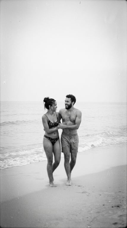 Turn this beach photograph int...
