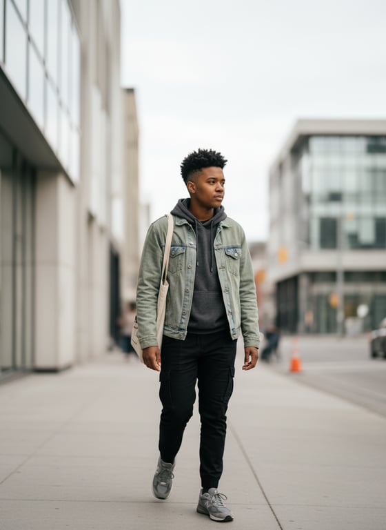 Convert this candid street sce...