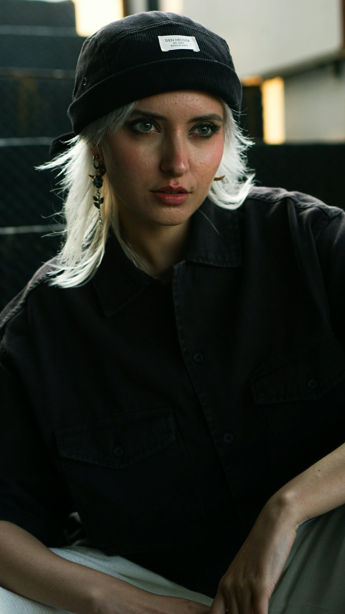 AI music festival outfits filter before photo - original image before festival outfit applied