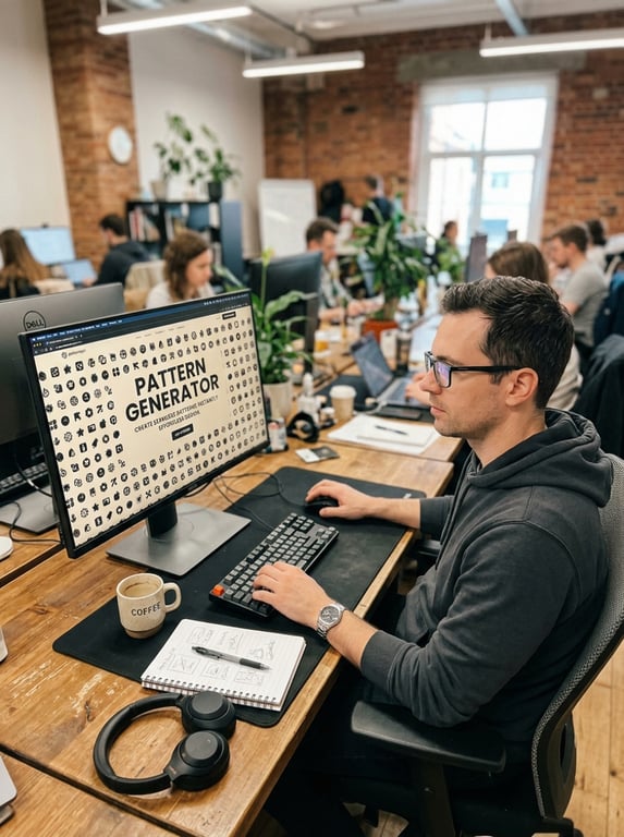 Redesign the background patter...