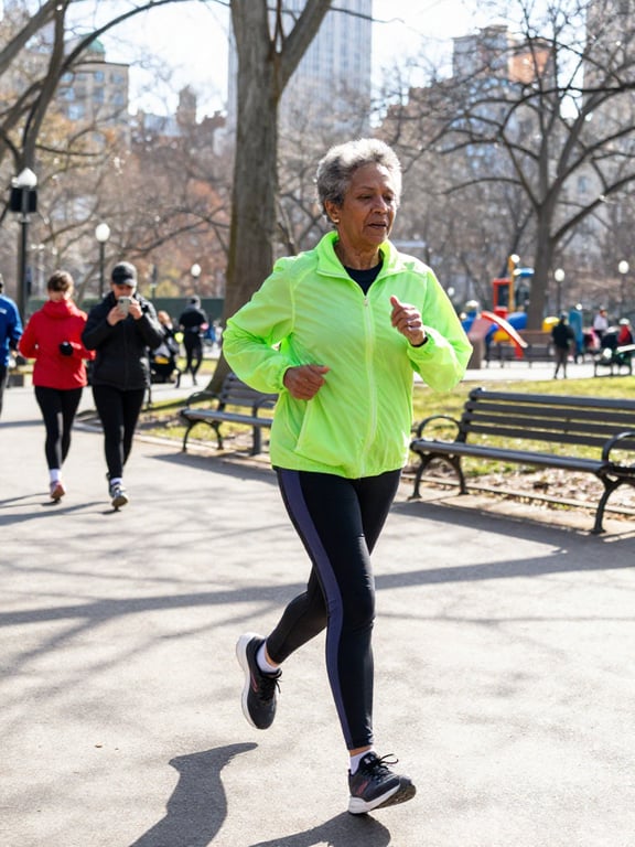 Reimagine her as an energetic ...