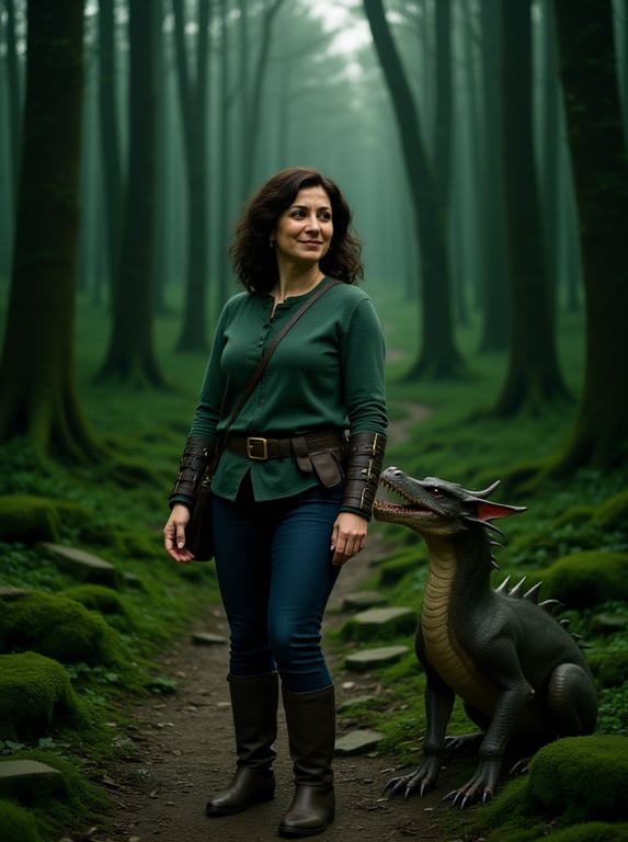 Reimagine this park portrait a...