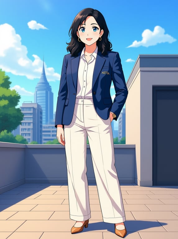 Reimagine this fashion photo a...