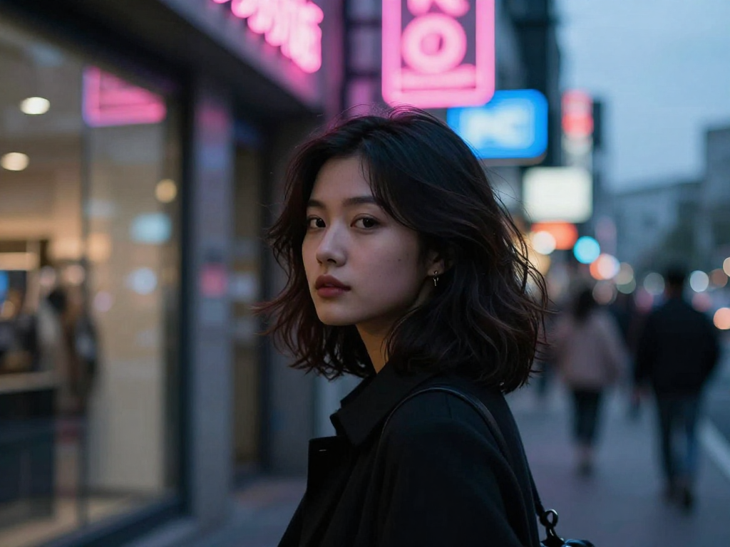 Transform her wavy lob into a ...