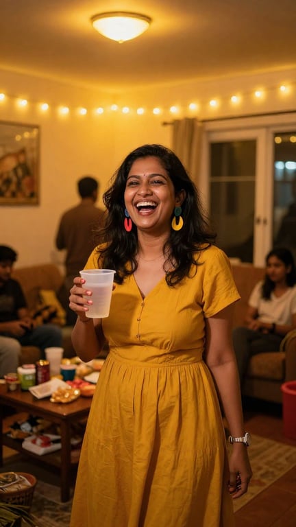 Convert this warm, casual part...