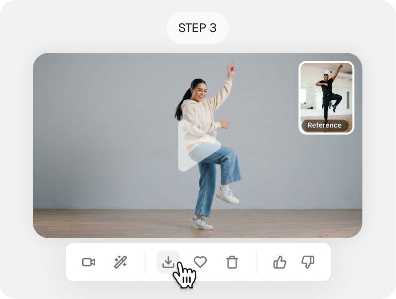 Preview and export your controlled motion video