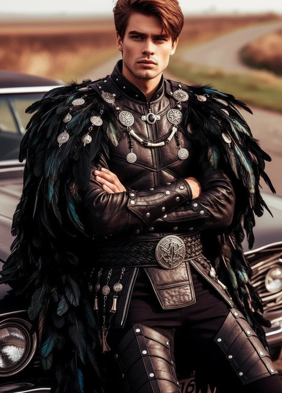 AI ninja outfit filter after transformation - fashion portrait in sleek black ninja outfit