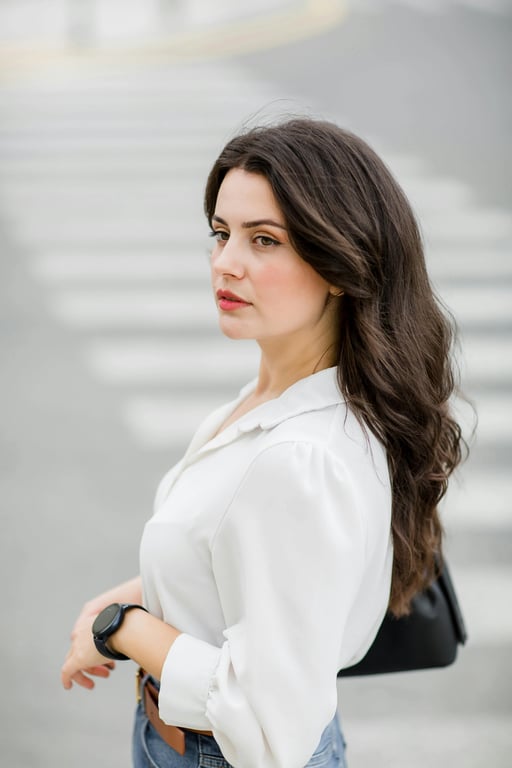 a portrait of a person transformed into a Native American art style featuring stylized facial forms, simplified geometry, symbolic color usage, flat composition, traditional pattern influences, and a respectful indigenous visual aesthetic