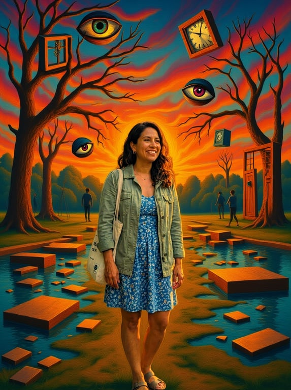 Morph this golden-hour park ph...