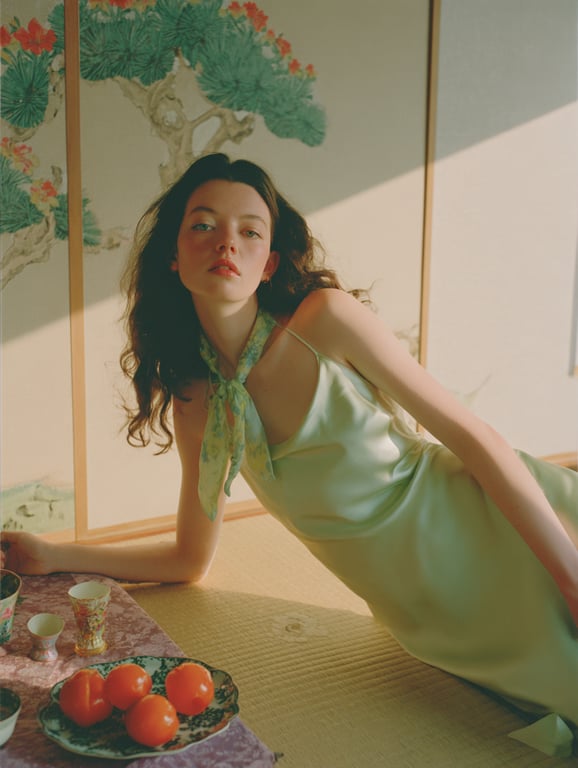 AI lingerie filter before photo - influencer photo before AI lingerie filter