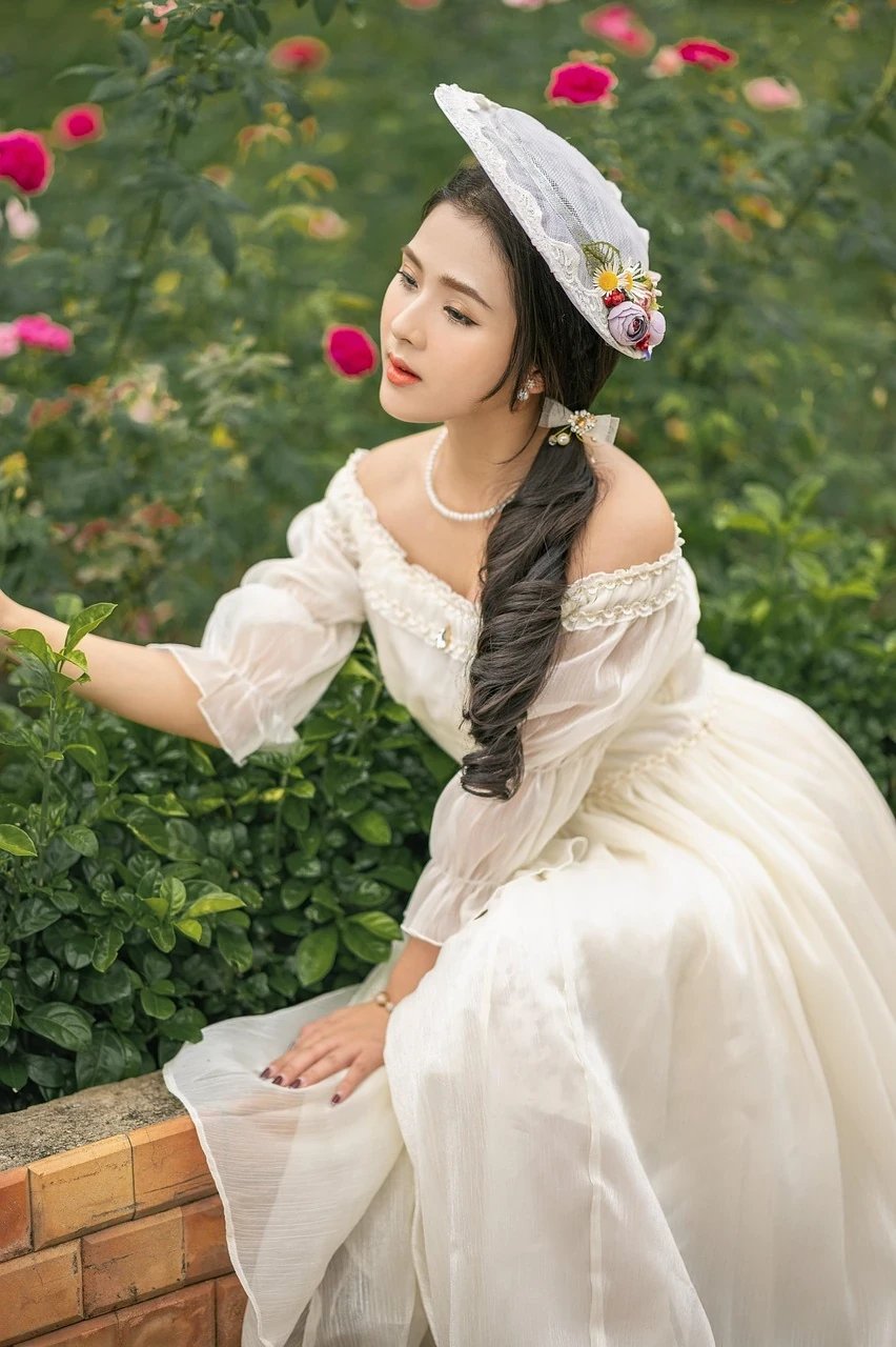 AI breast reduction filter after transformation - creative portrait with adjusted chest size