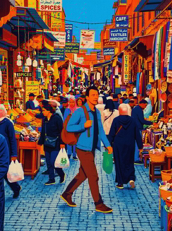 Reinterpret the photo as bold ...