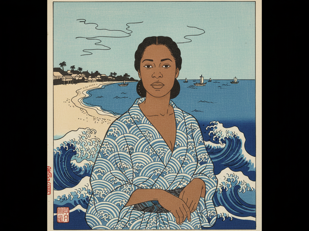 Transform this entire image in...