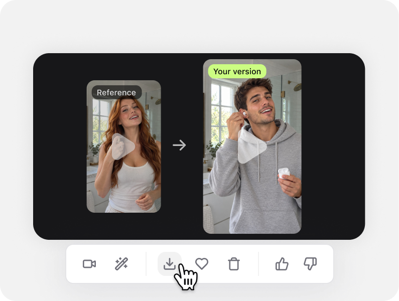 Generate and export your clone video