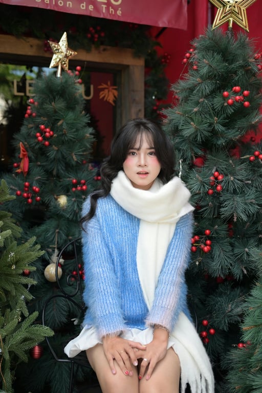 a portrait of a person edited to significantly reduce the width of the lower half of the face, narrowing cheeks and jaw while keeping the upper face unchanged, resulting in a top-wide bottom-narrow face shape with a strong slimming effect