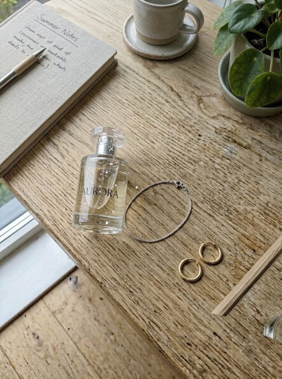 Add tiny, refined sparkles aro...