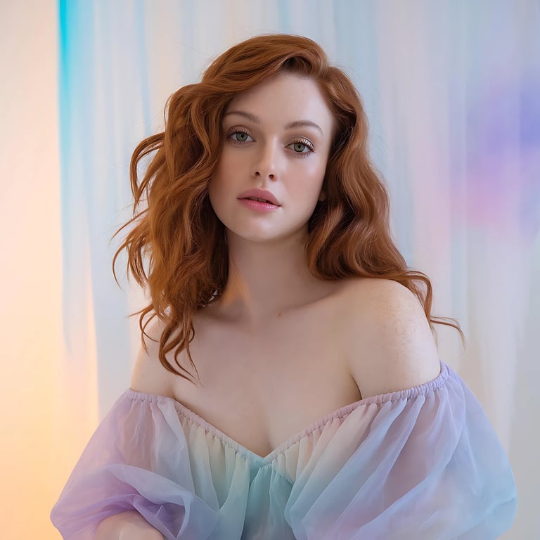 AI breast reduction filter after transformation - portrait with subtly reduced chest size