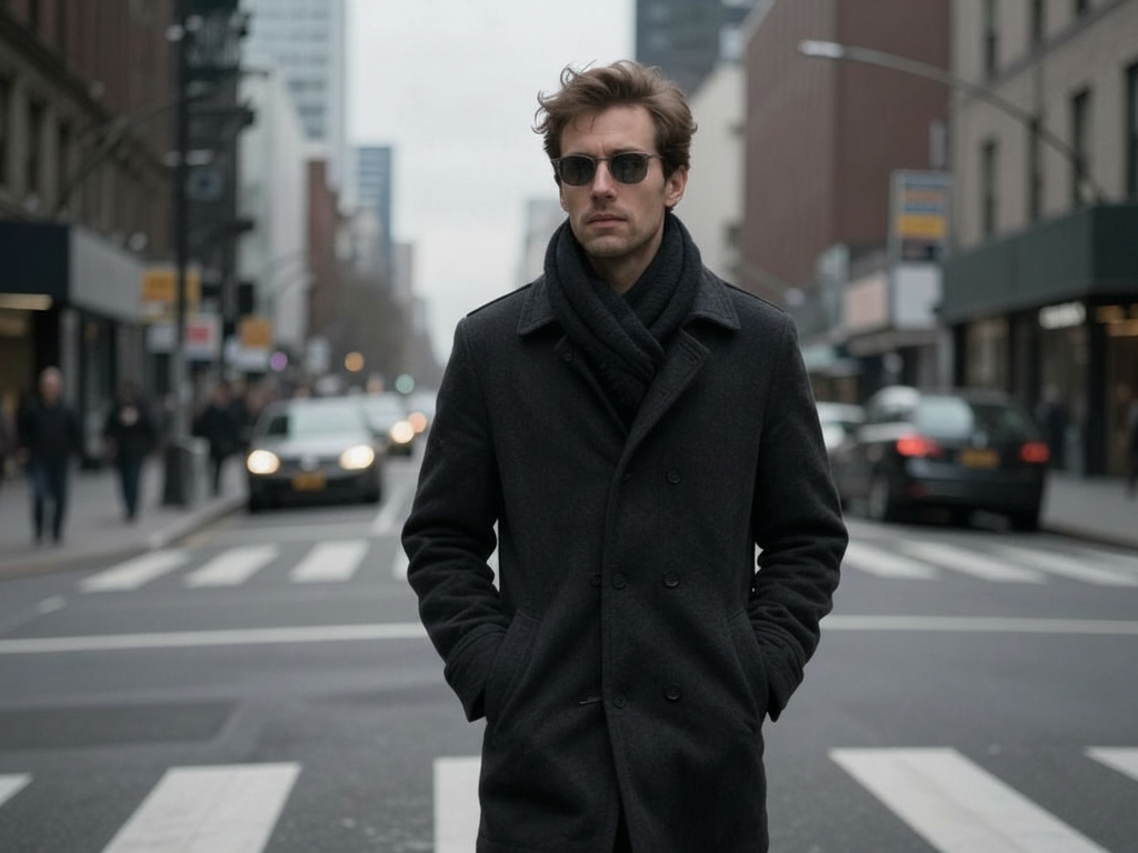 Add subtle, thin-frame sunglas...