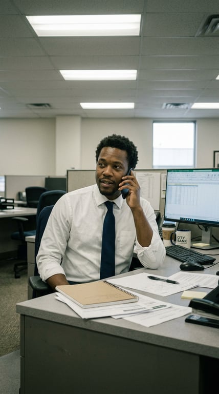 Redesign this office scene as ...