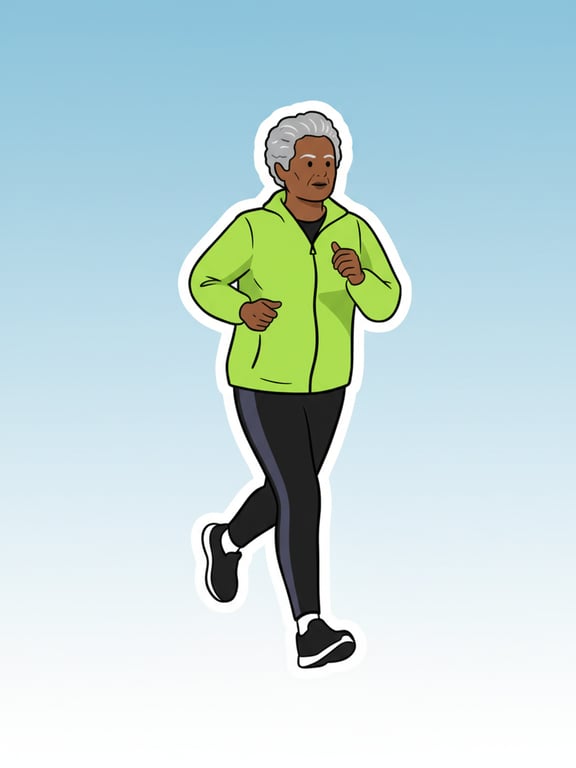 Reimagine her as an energetic ...