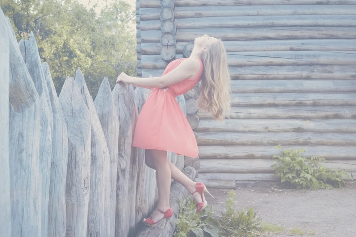 AI aesthetic filter after transformation - influencer photo transformed with soft aesthetic palette