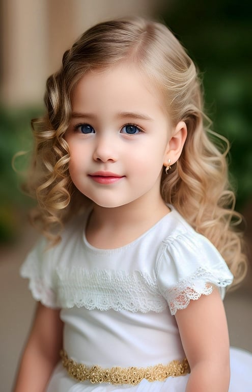 AI eye color changer before photo - portrait with natural brown eyes