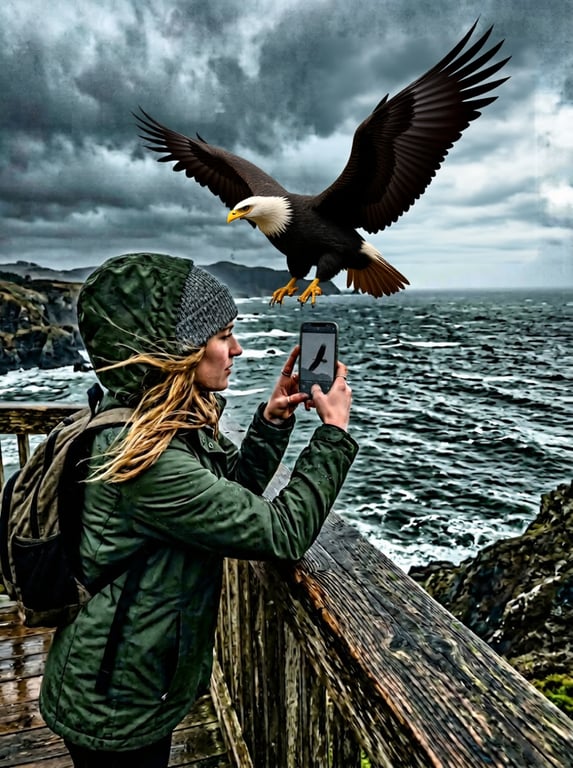 Convert this grainy phone-zoom...