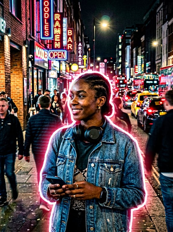 Add a soft, stylized rim glow ...