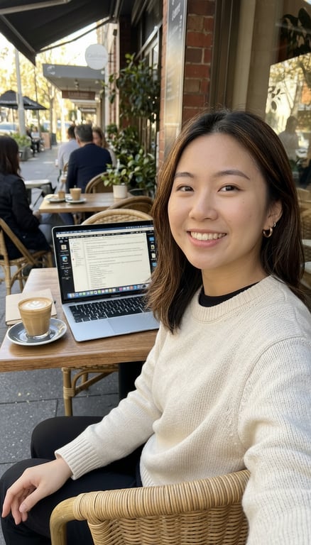 Keep the woman, laptop screen,...