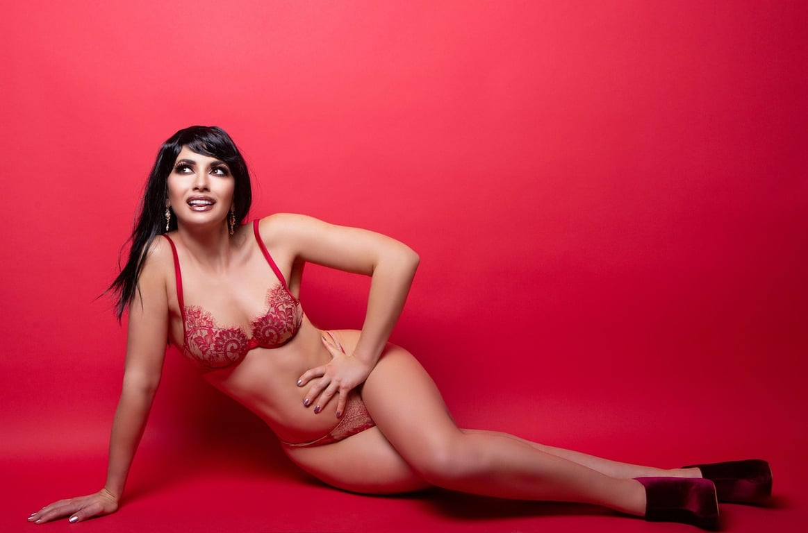 AI lingerie filter after transformation - virtual bikini set lingerie look