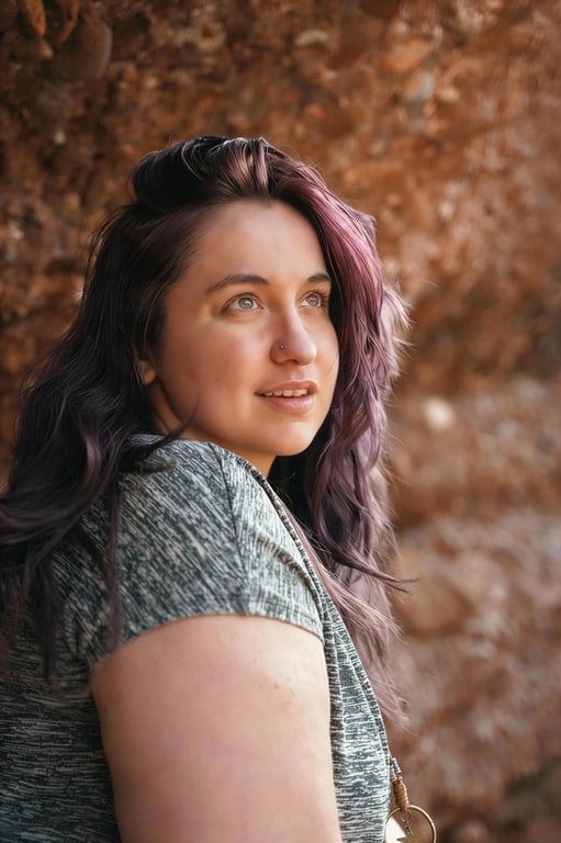 a portrait of a person edited to eliminate visible double chin by reshaping the submental area, tightening loose under-chin contours, and restoring a sharp jaw-to-neck break; maintain chin length and jaw width consistency; preserve realistic skin texture; avoid blur-based tricks; keep original background unchanged; the slimming effect must be strong but natural
