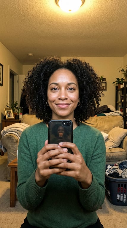 Transform this selfie into a s...