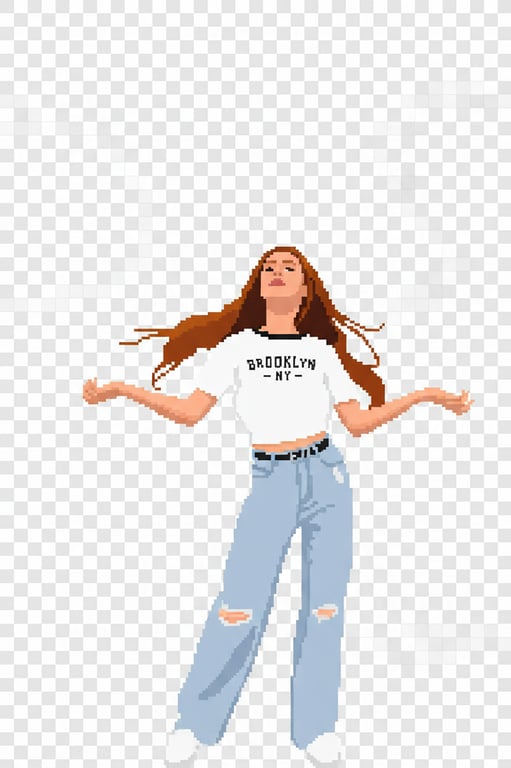 design a pixel art character sprite with maximum consistency. enforce uniform pixel density, flat color blocks, no lighting variation, no detail noise, simple anatomy, clear silhouette, stable proportions for multi-frame animation