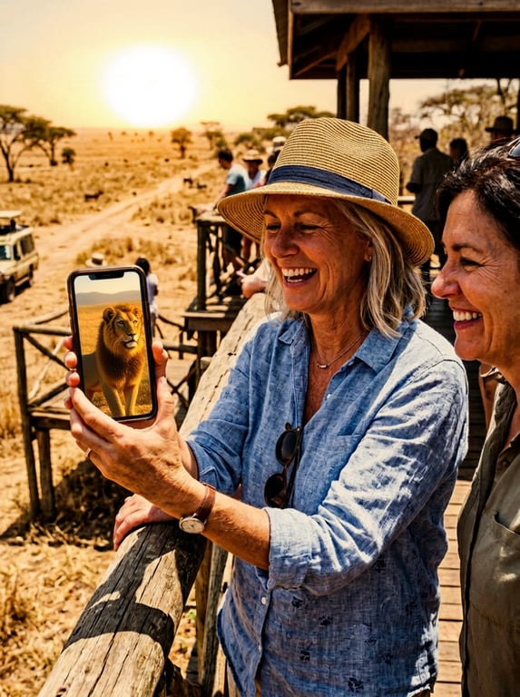 Globally restyle the lion phot...