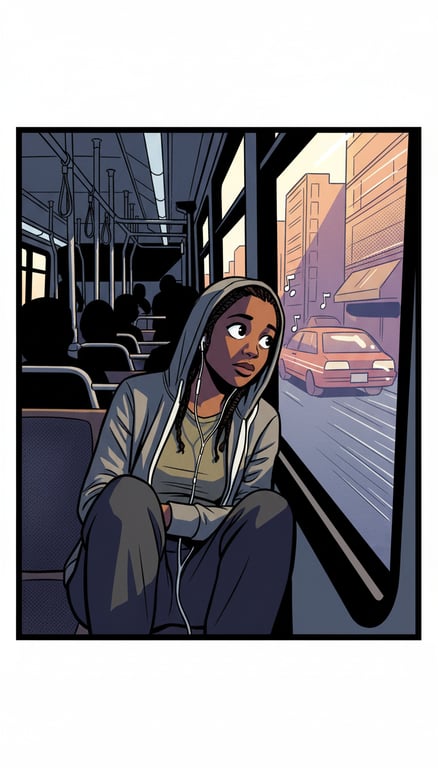 Recreate this bus commute mome...