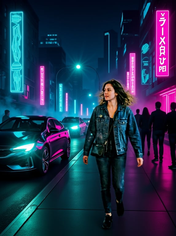 Reimagine this night street sn...