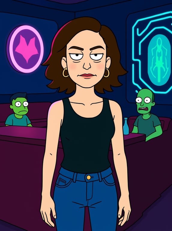 Turn this nightclub snapshot i...