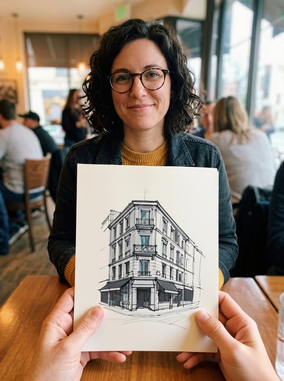 Transform this rough hand sket...