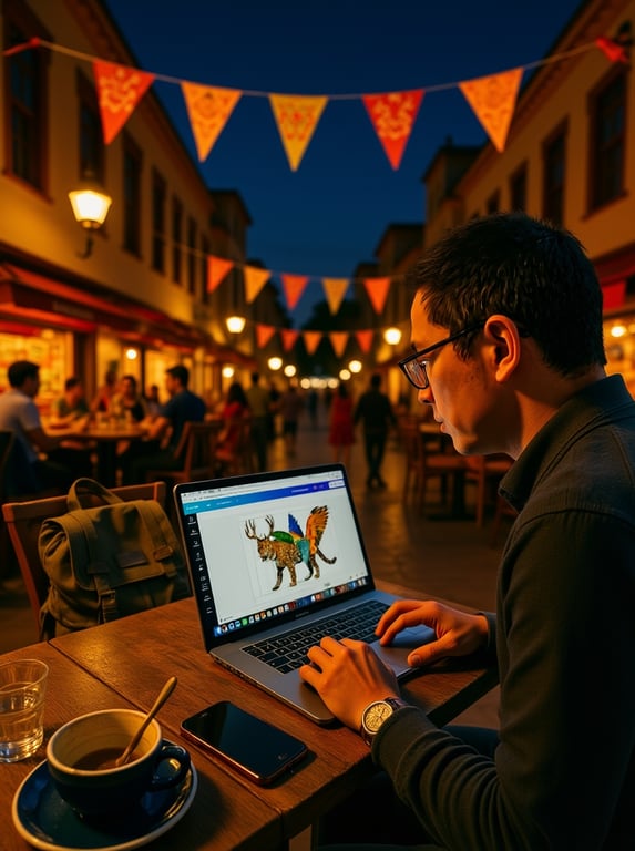 Convert the rough Canva collag...