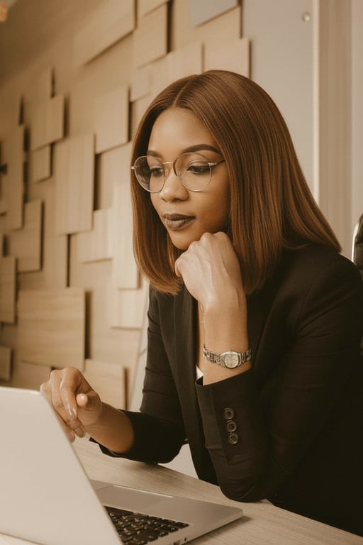 hair color filter after transformation - portrait with soft warm brown hair and gentle glow