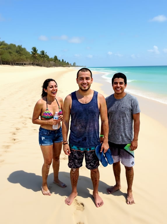 Turn this crowded tourist beac...