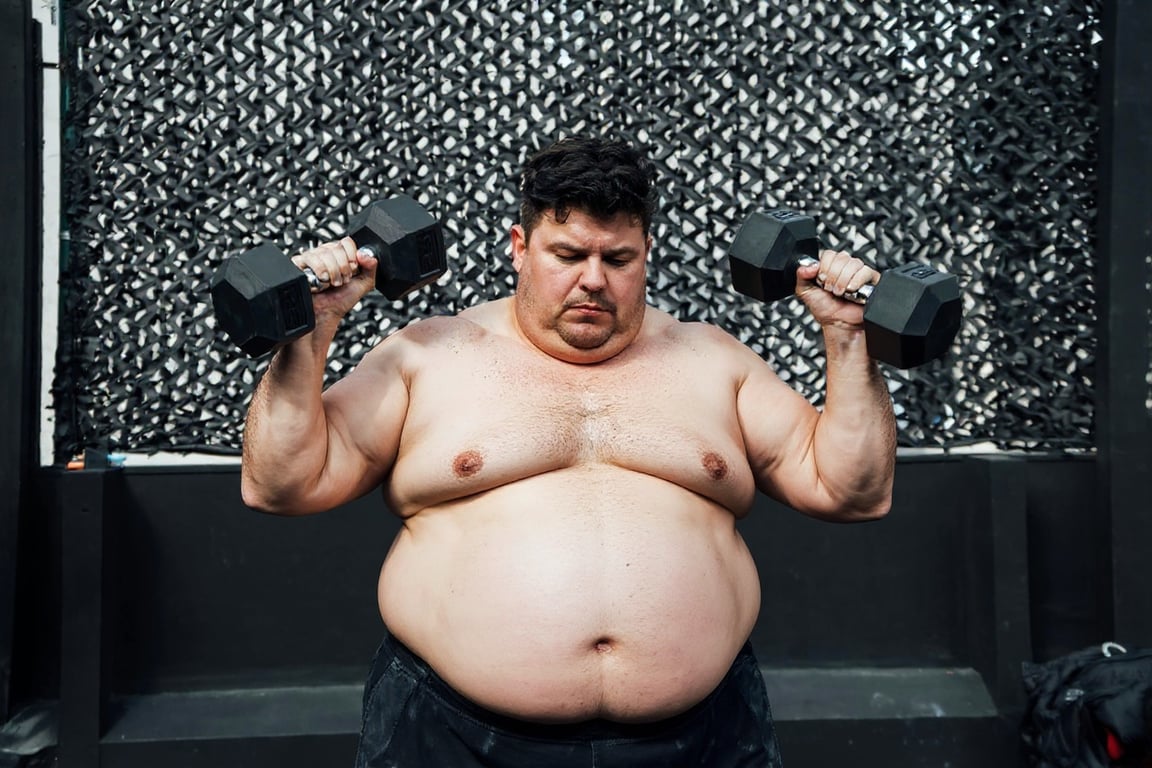 AI muscle enhancement filter before photo - abs definition filter original body look