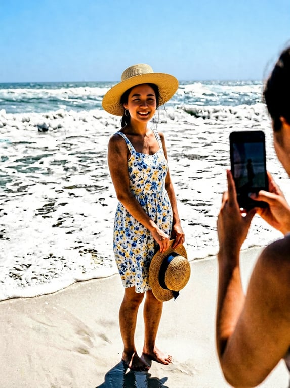 Refine this overexposed midday...