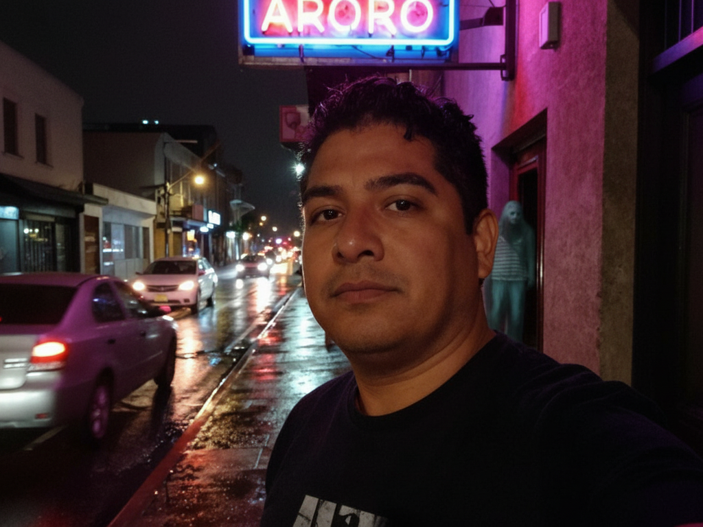 Introduce a subtle, ghostly fi...