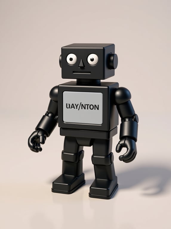 Transform the rough robot toy ...