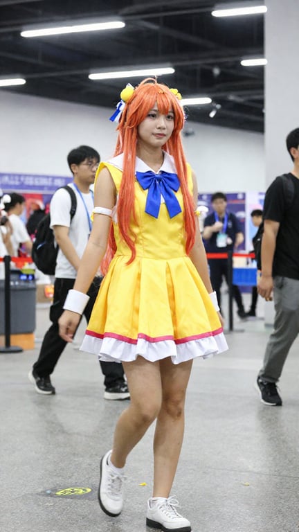 Recreate this convention hallw...