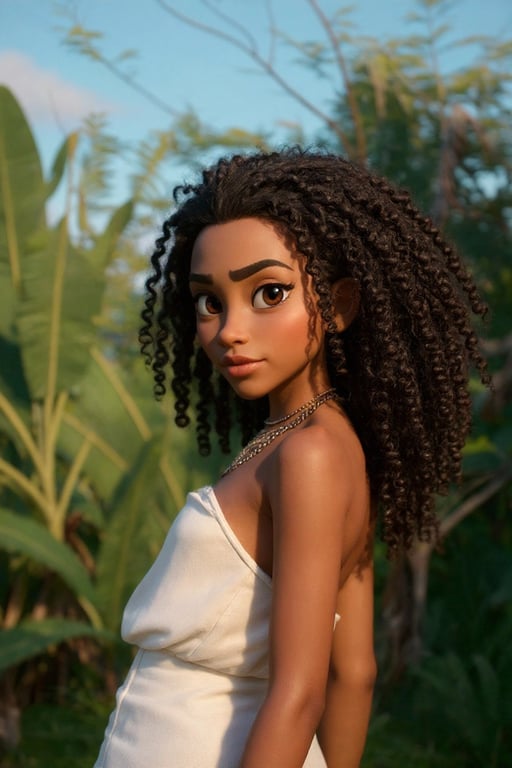 AI Disney style filter after transformation - creative photo with magical Disney aesthetic