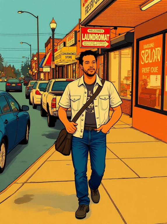 Transform this candid, slightl...